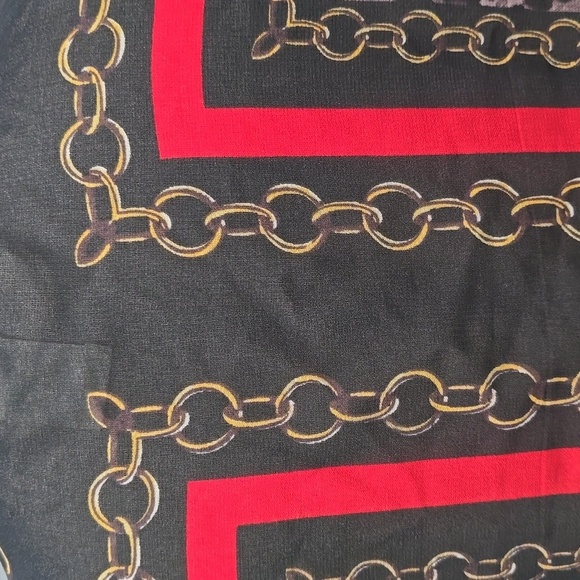 ๐ Chic Sheer Animal Print Cover-Up with Chain Details ๐ - Picture 5 of 6